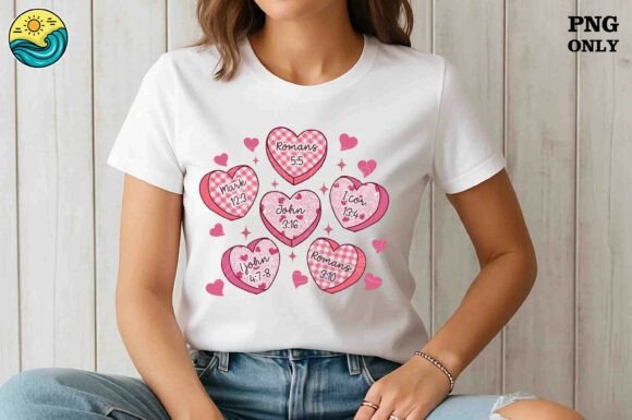Bible Verse Hearts PNG, Christian Png