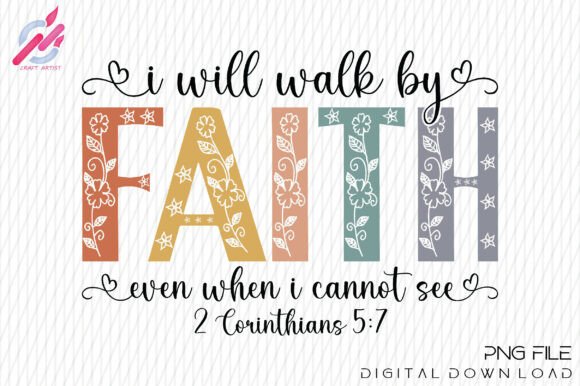 Boho Christian PNG for T-Shirt Designs