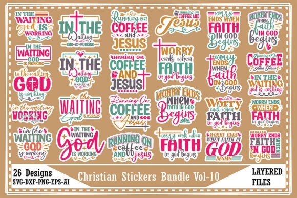 Christian Stickers Bundle Vol-10