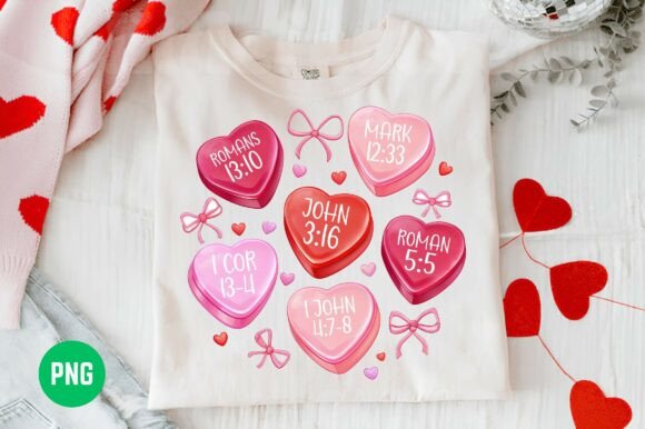 Christian Valentine Png, Xoxo Png for T-Shirt Designs