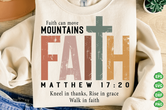 Faith SVG PNG, Christian Bible Verse Svg