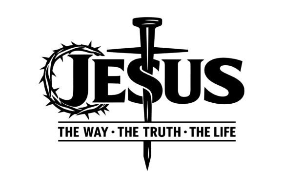 Jesus Cross Crown Faith Svg T-Shirt Designs