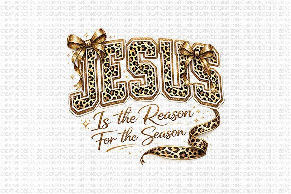 Jesus Reason Season Bow PNG for T-Shirt Designs