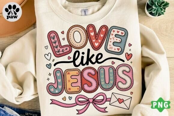 Jesus Valentine Png, Christian Valentine T-Shirt Designs