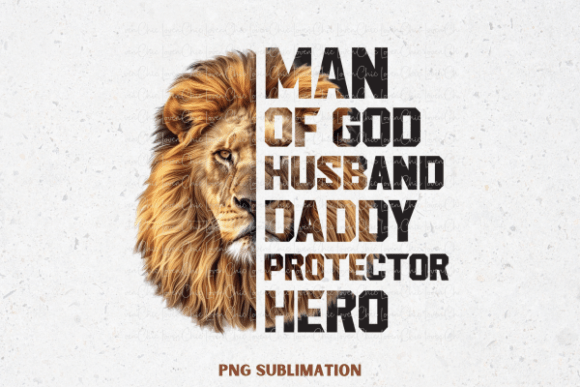 Man of God Father's Day Christian Design T-Shirt Designs
