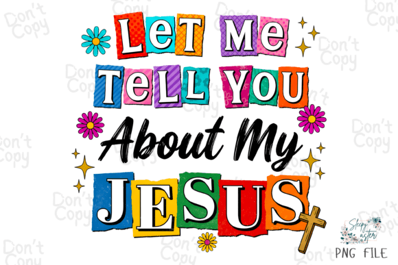 Retro Christian Coquette, Boho Jesus PNG