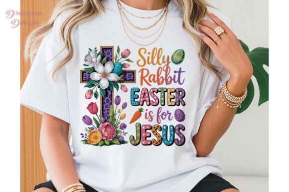 Silly Rabbit Easter Jesus PNG Clipart for T-Shirt Designs