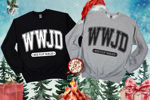 WWJD SVG PNG, Funny Christian Shirt Desi T-Shirt Designs